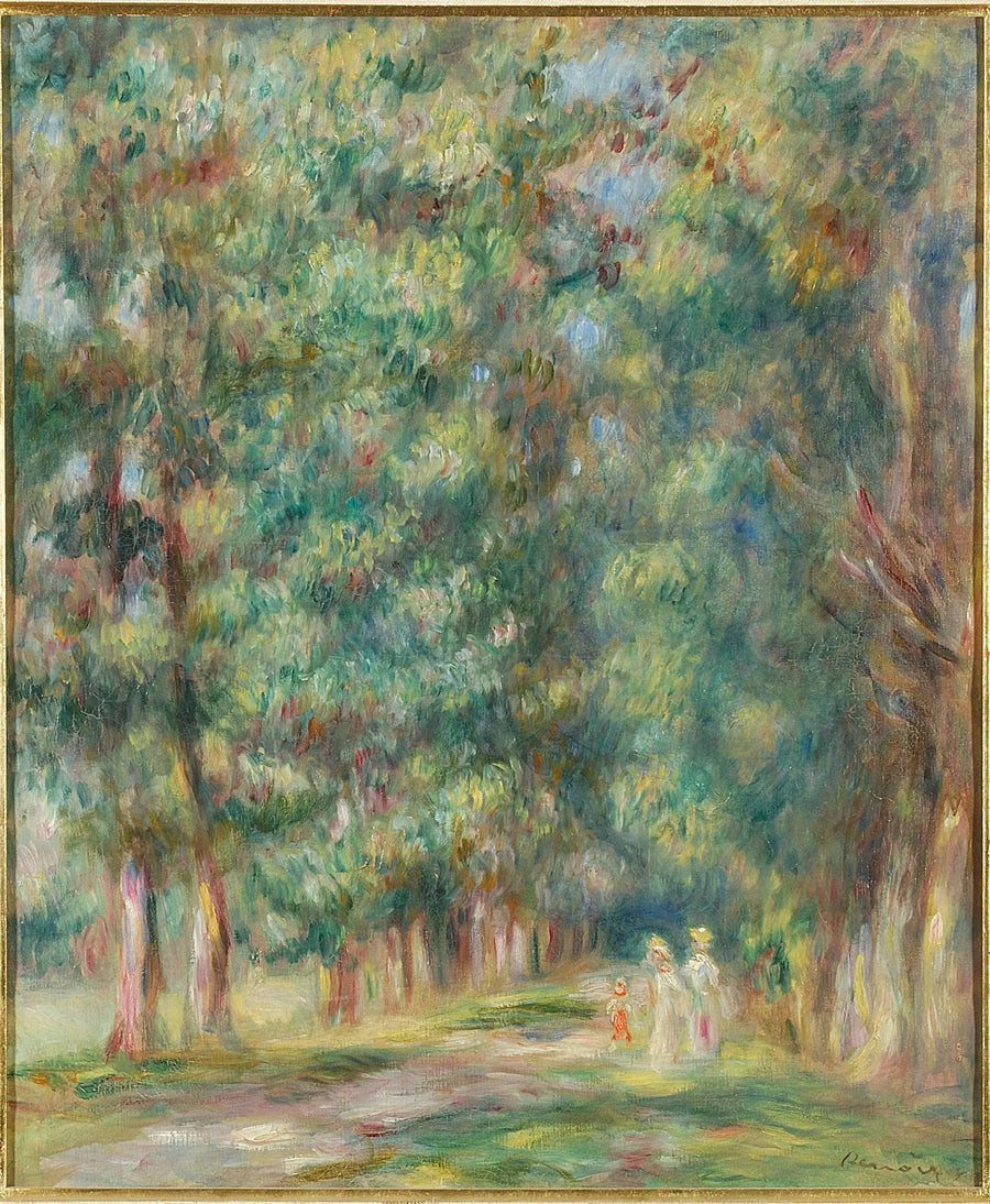 Passeggiata, sottobosco - Pierre-Auguste Renoir