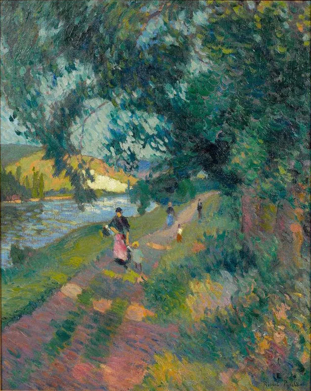 Passeggiata sul sentiero di Halage - Robert Antoine Pinchon