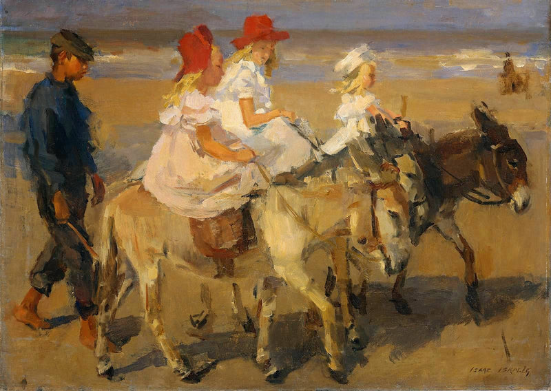 Passeggiate in asino sulla spiaggia - Isaac Israel