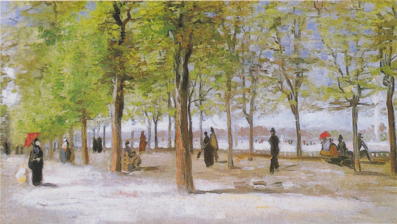 Passeggiatori nel giardino del Lussemburgo - Vincent van Gogh