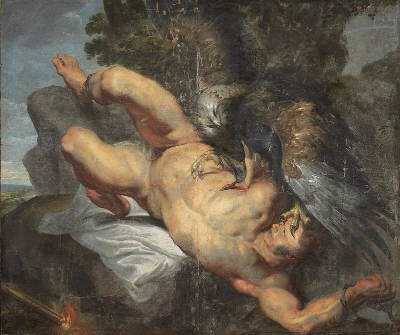 Prometeo incatenato, con l'aquila - Peter Paul Rubens