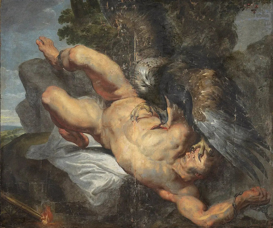 Prometeo incatenato, con l'aquila - Peter Paul Rubens