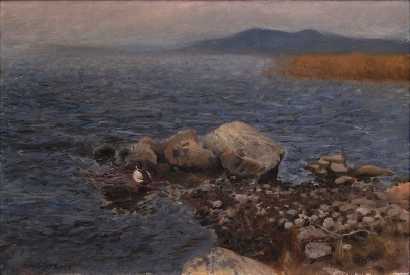 Promontorio roccioso - Bruno Liljefors