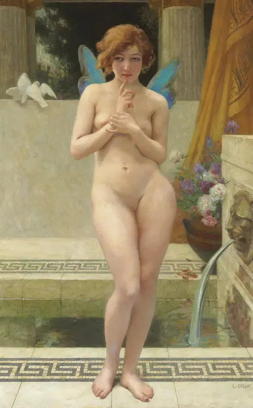 Psyché alla fontana - Guillaume Seignac
