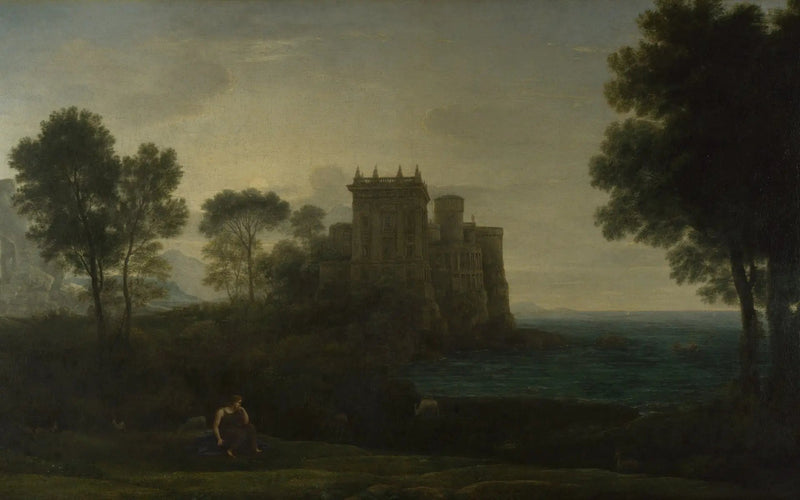 Psicé davanti al palazzo dell'Amore - Claude Lorrain