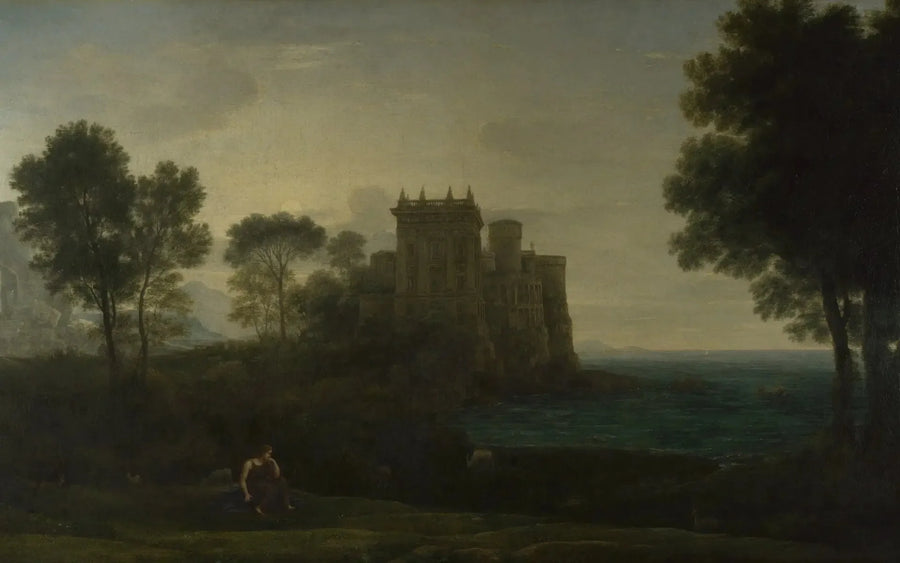 Psicé davanti al palazzo dell'Amore - Claude Lorrain