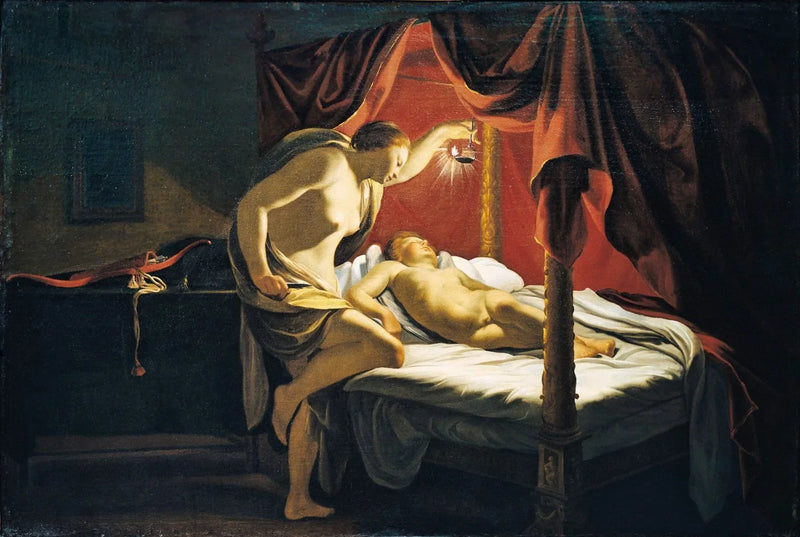 Psyché e l'Amore - Simon Vouet