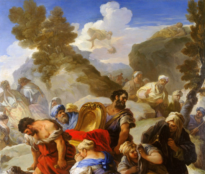 Psyché esposta su una roccia - Luca Giordano