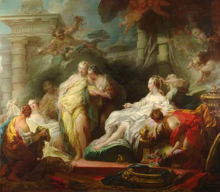 Psyché montrant à ses sœurs les présents de l'amour - Jean-Honoré Fragonard