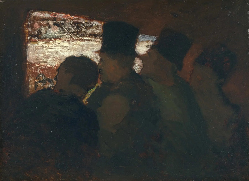 Pubblico del teatro - Honoré Daumier