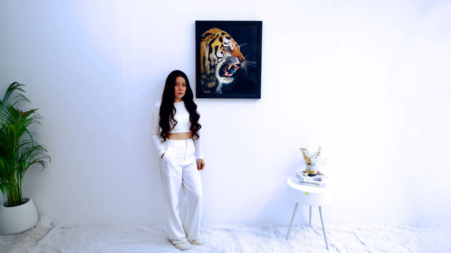 Potere della tigre | Dimensioni: 50x70 cm
