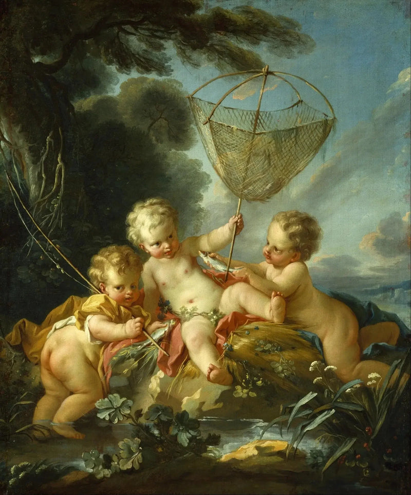 Putti in pescatore - François Boucher