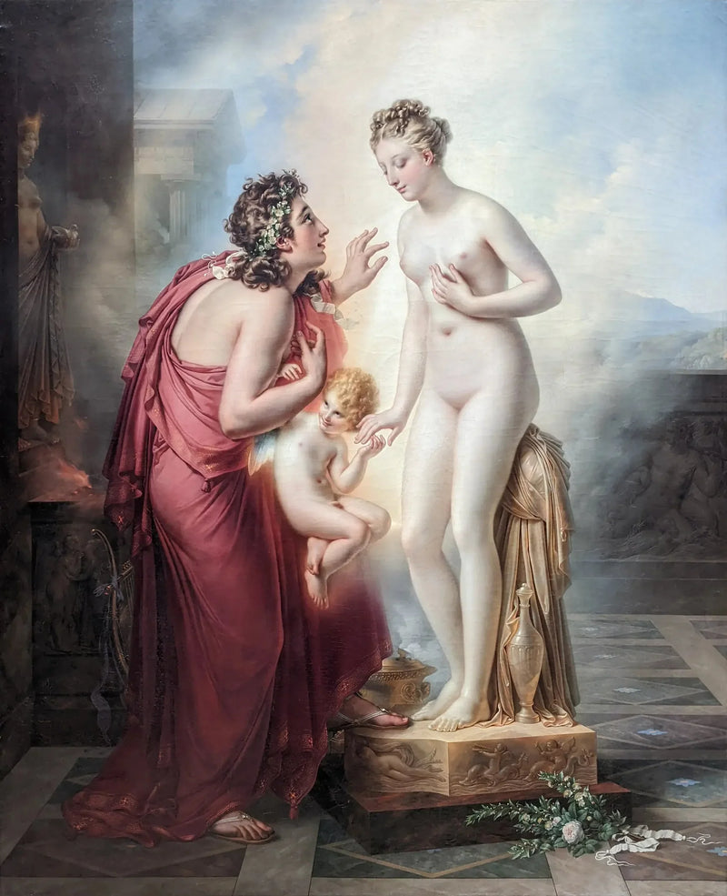 Pygmalion innamorato della sua statua - Anne-Louis Girodet