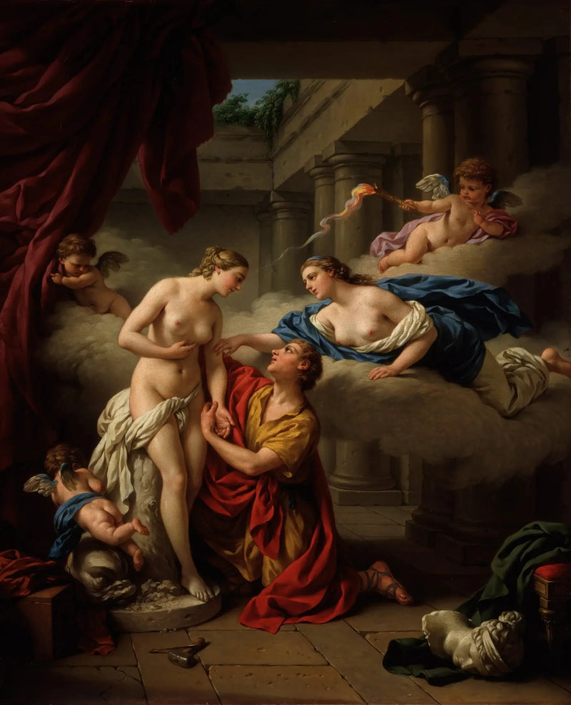 Pygmalion e la sua statua - Louis Jean François Lagrenée