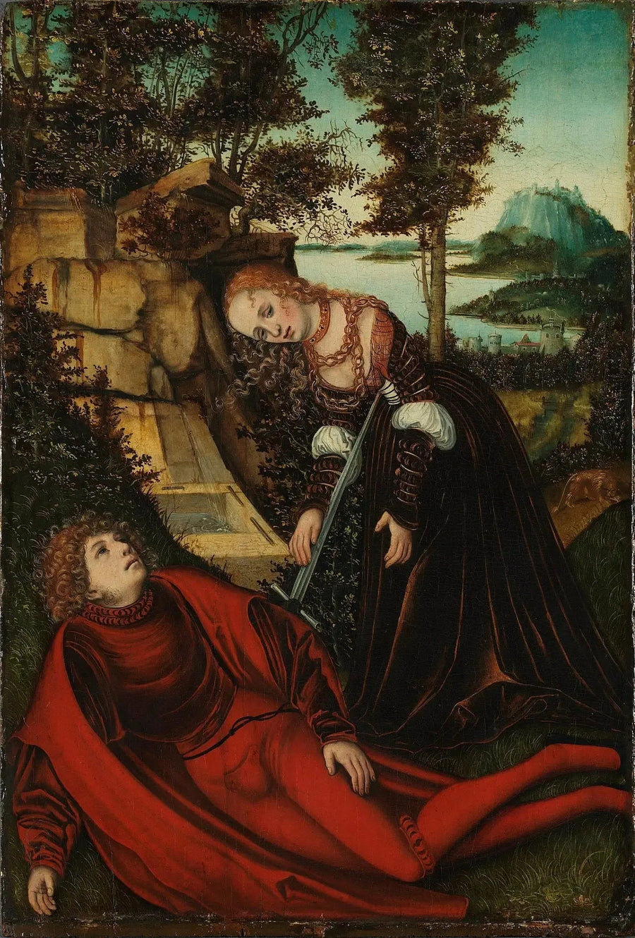 Pyrame e Thisbé - Lucas Cranach il Vecchio