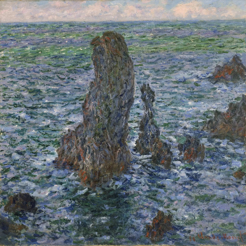 Le Piramidi di Port-Coton W1087 - Claude Monet