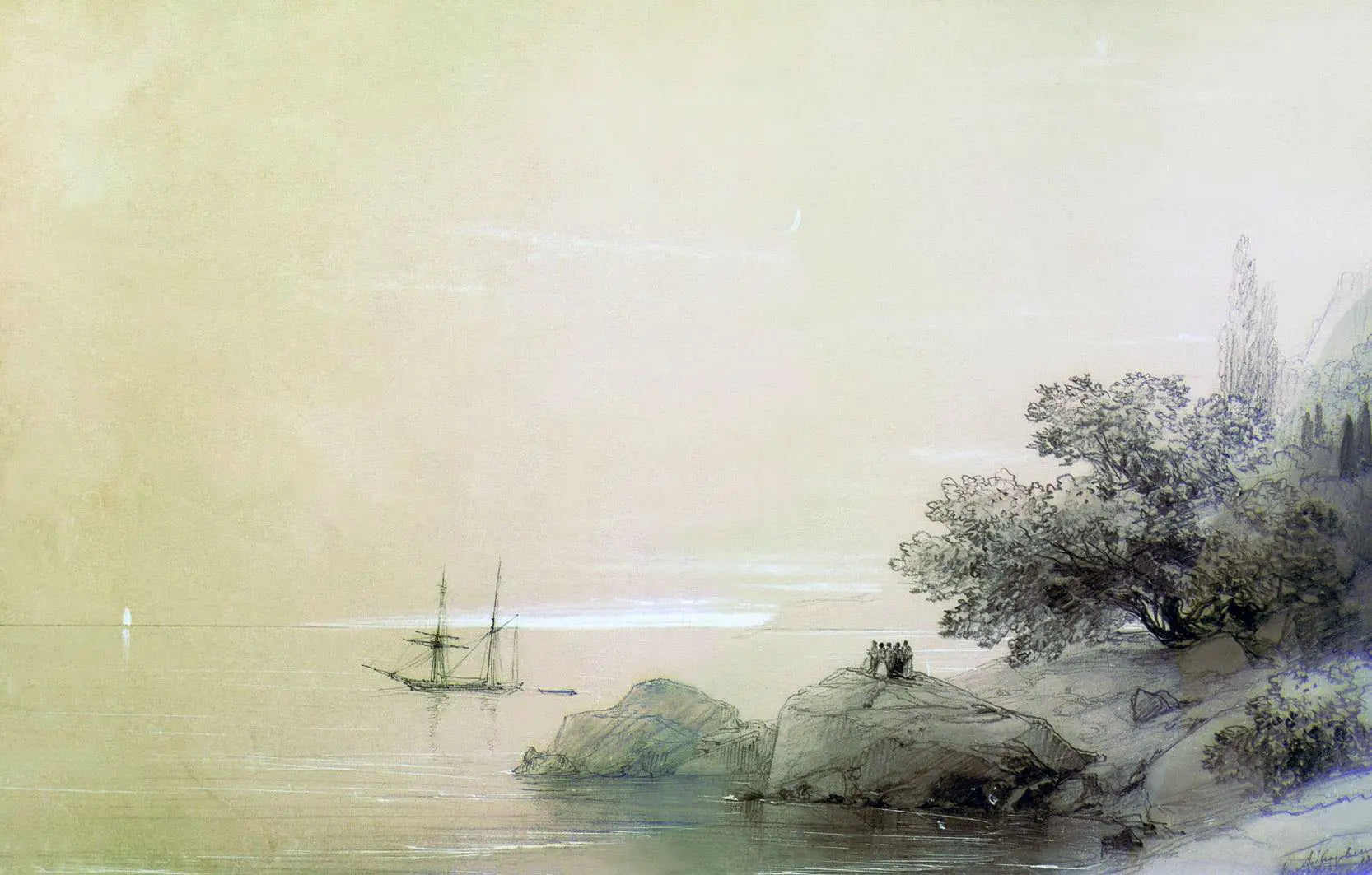 Q105513019 - Ivan Aïvazovski - Alpha Reproduction