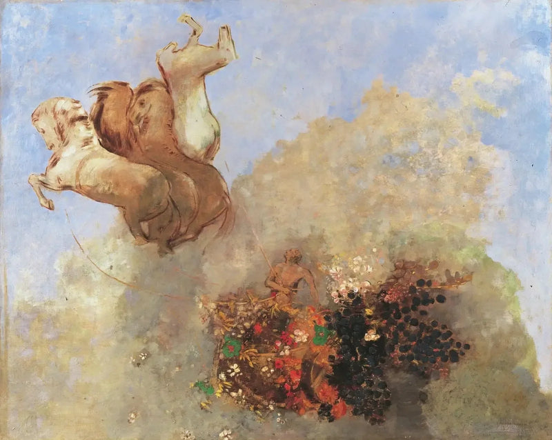Quadriga, il carro di Apollo - Odilon Redon