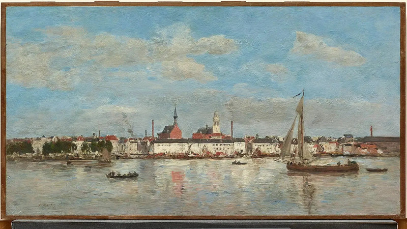Molo ad Anversa - Eugène Boudin