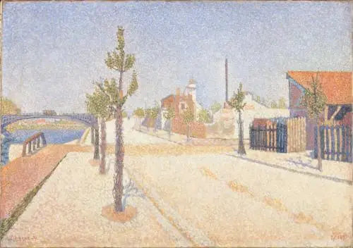 Quai de Clichy, sole - Paul Signac