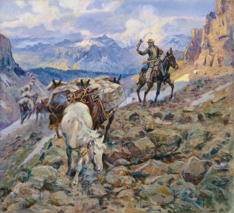 Quando le mule portano diamanti - Charles Marion Russell