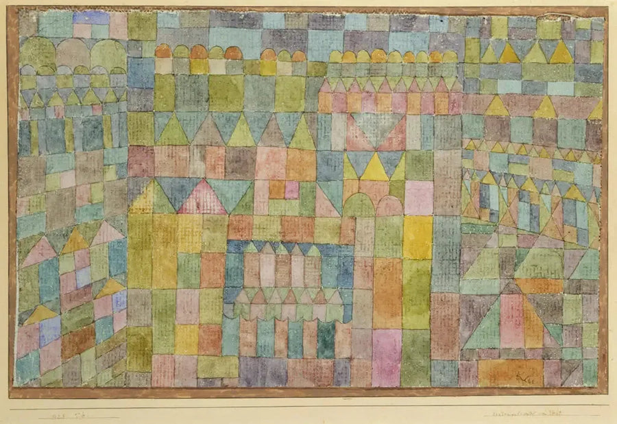 Quartiere del Tempio di Pert - Paul Klee