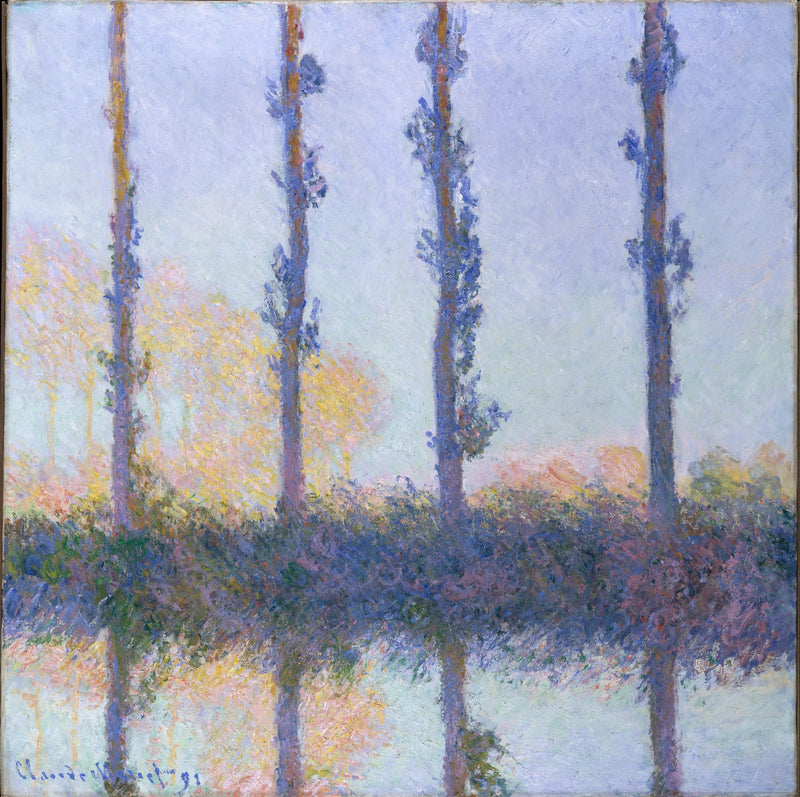 I quattro alberi - Claude Monet