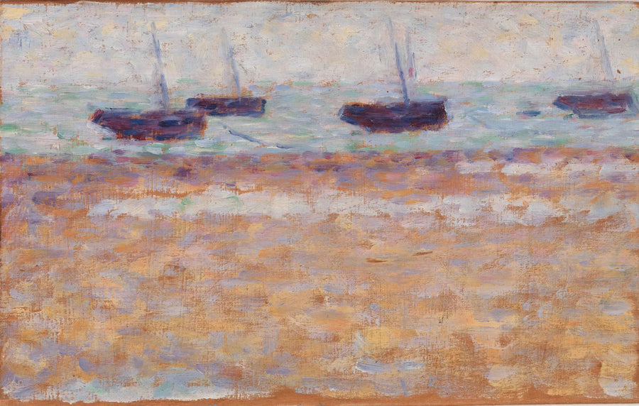 Quattro barche a Grandcamp - Georges Seurat