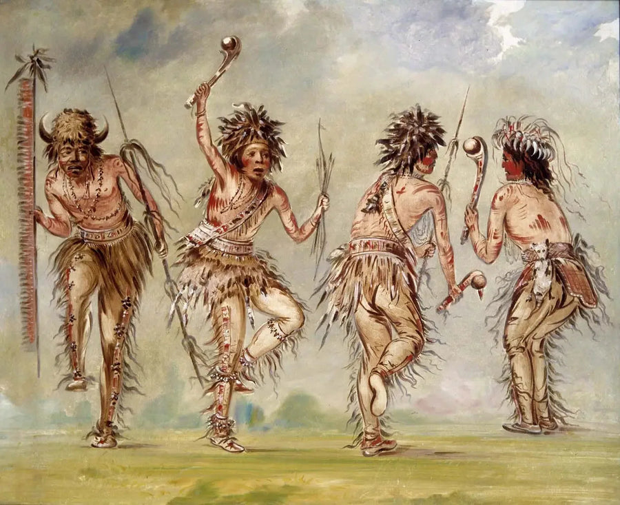 Quattro ballerini - George Catlin
