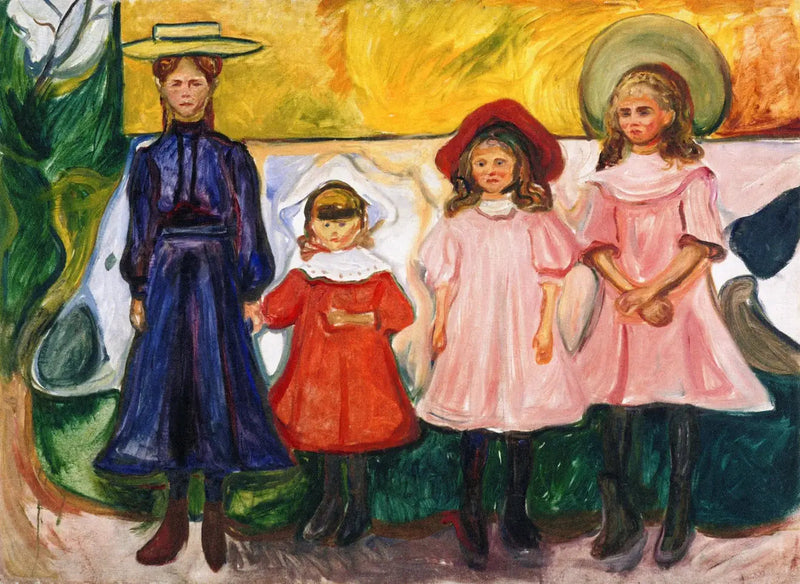 Quattro Ragazze ad Åsgårdstrand - Edvard Munch