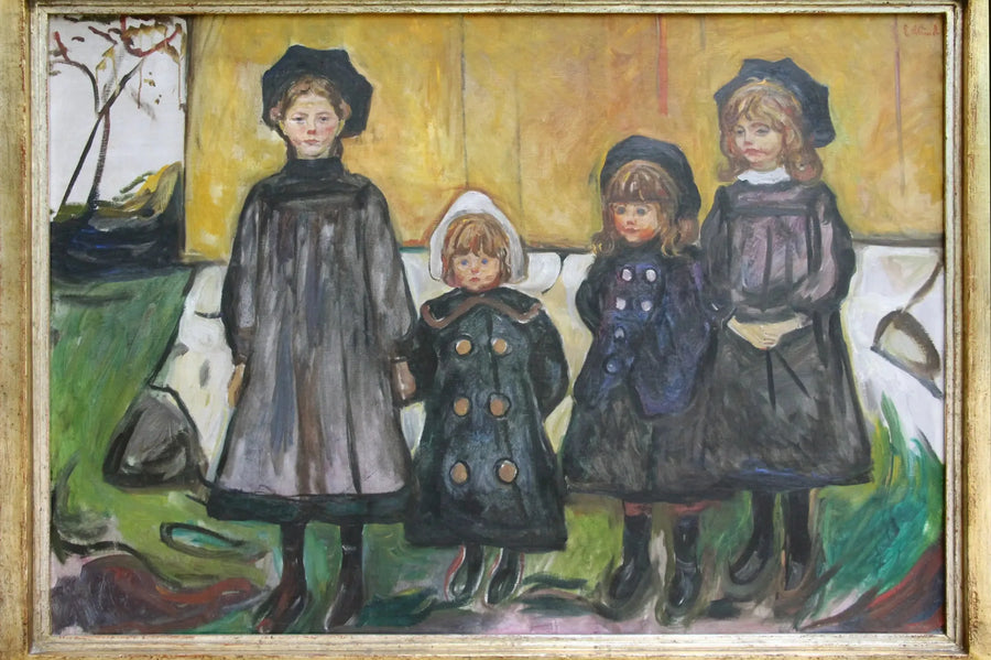 Quattro Ragazze ad Åsgårdstrand - Edvard Munch