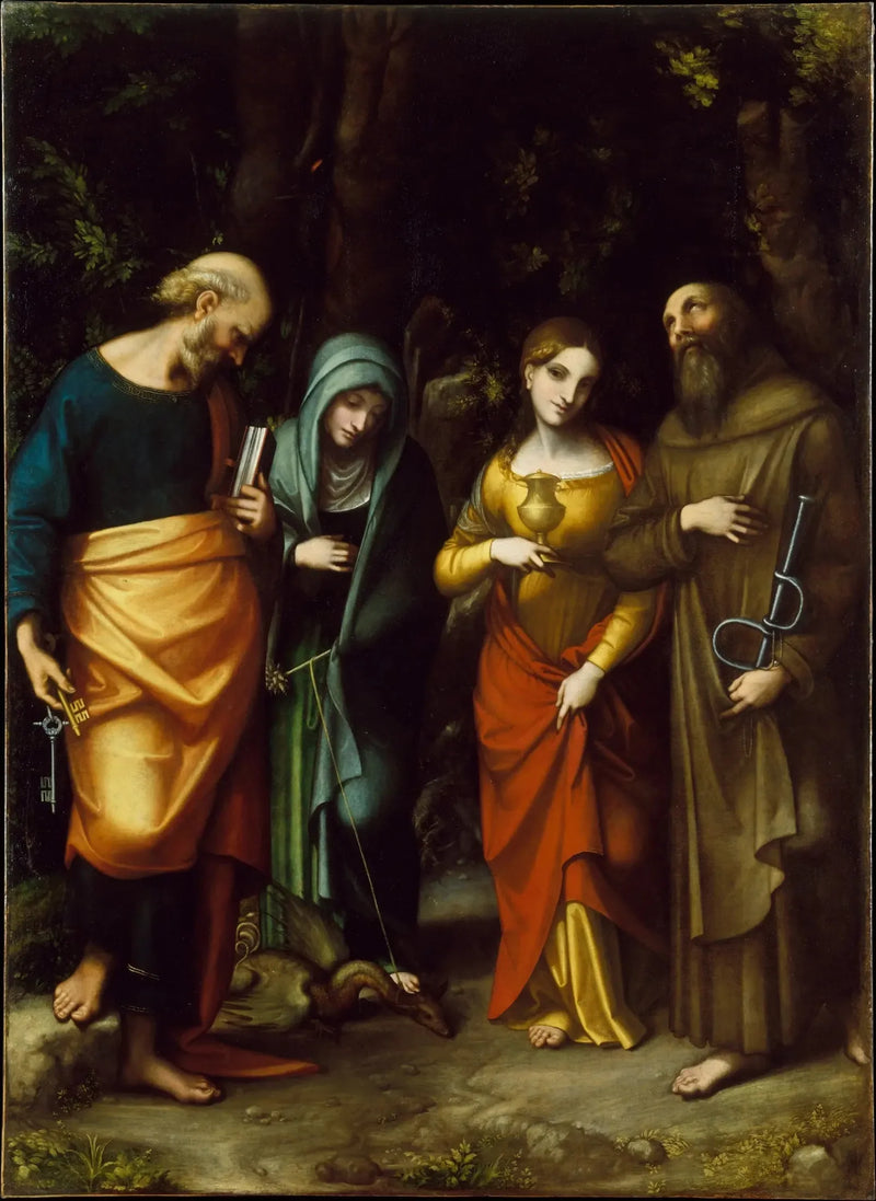 Quattro santi - Antonio da Correggio
