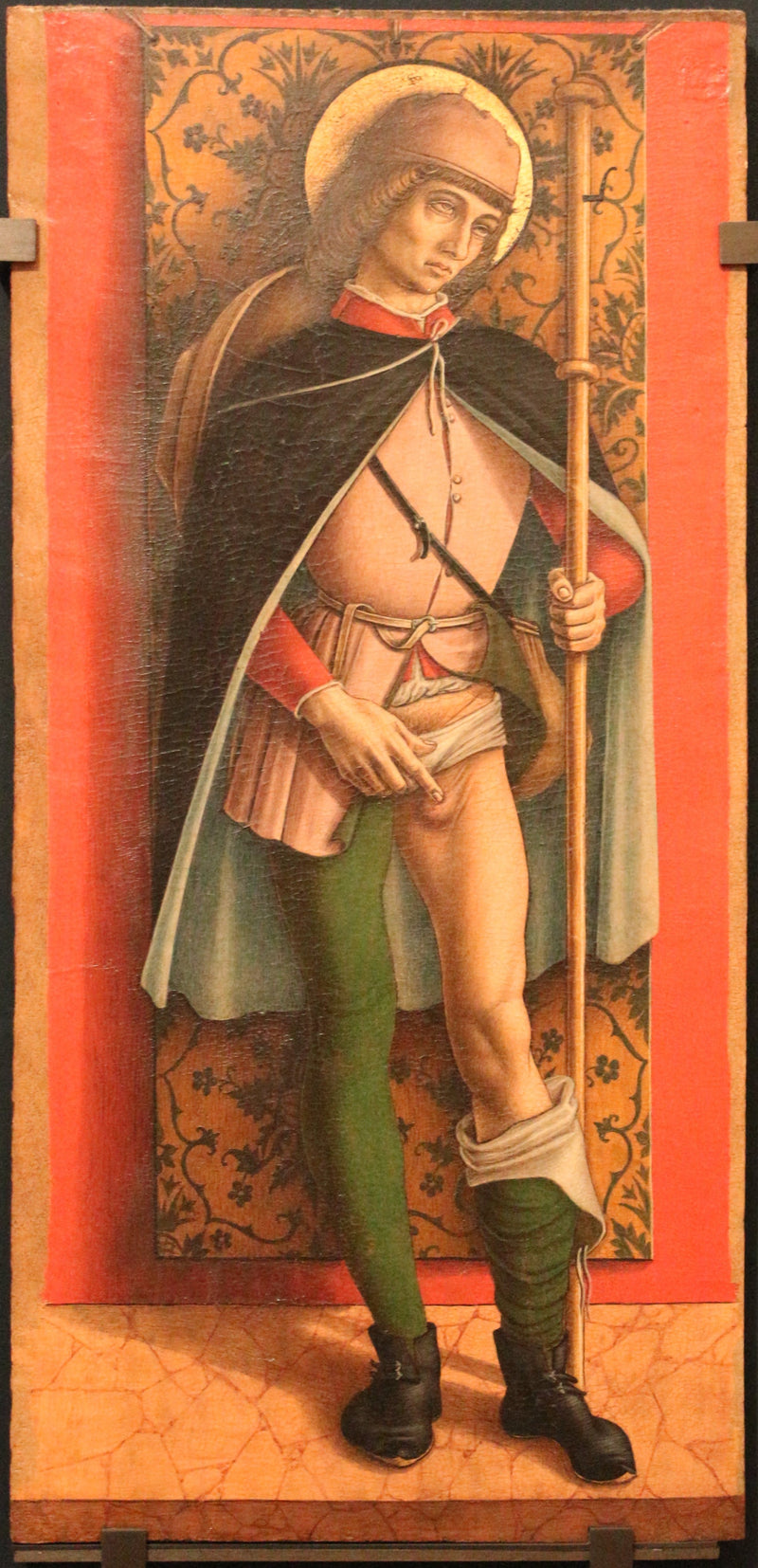 Quattro santi e beati : San Rocco - Carlo Crivelli
