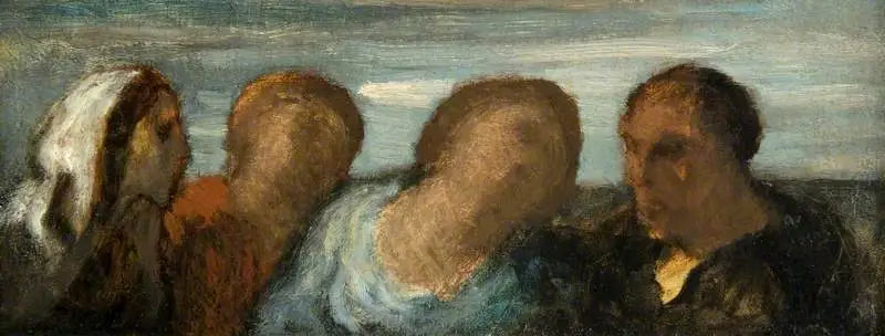 Quattro teste - Honoré Daumier