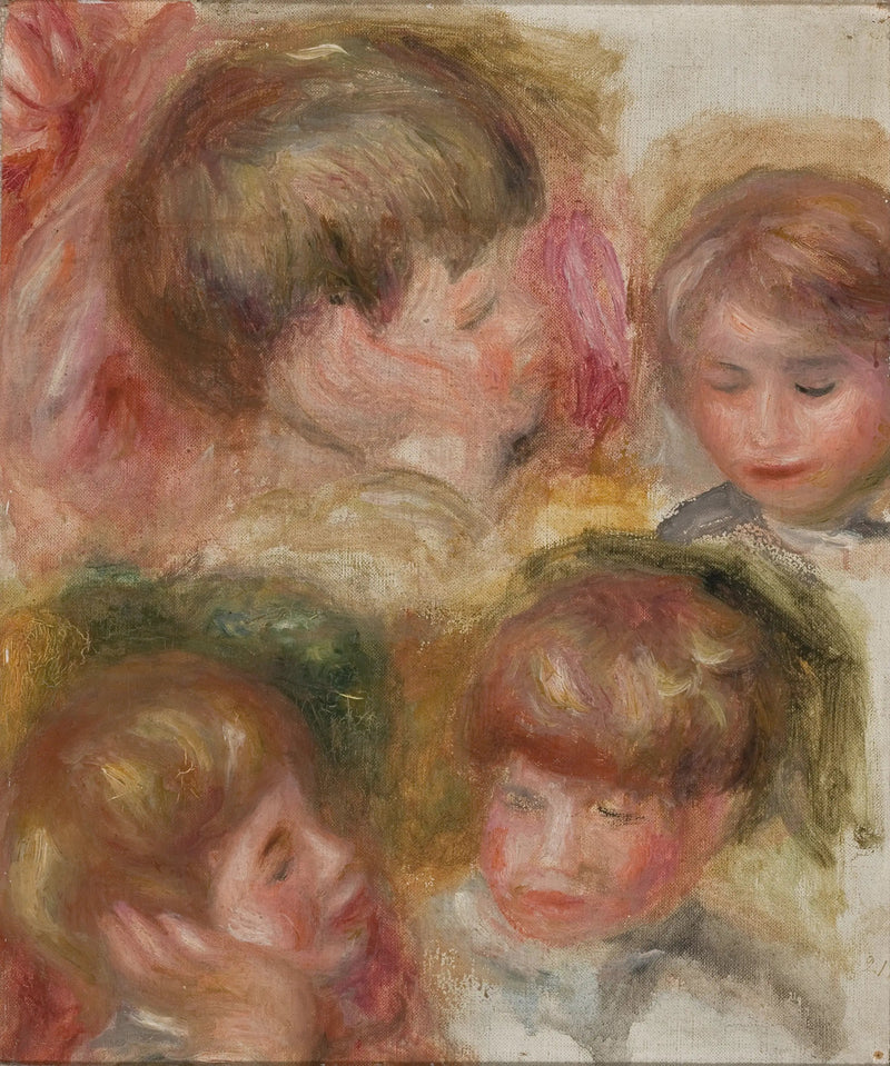 Quattro teste - Pierre-Auguste Renoir