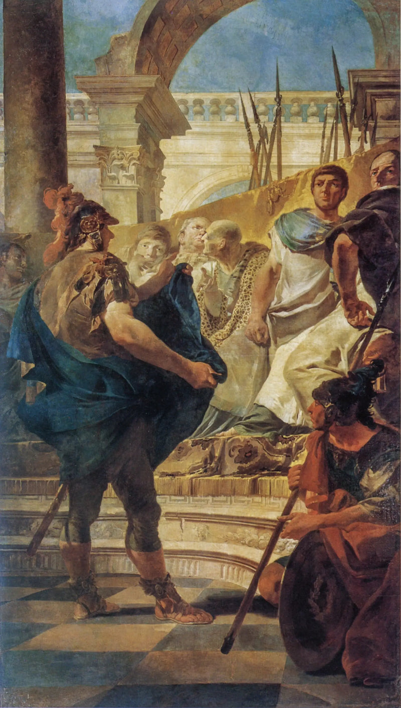 Quintus Fabius Maximus davanti al Senato di Cartagine - Giovanni Battista Tiepolo