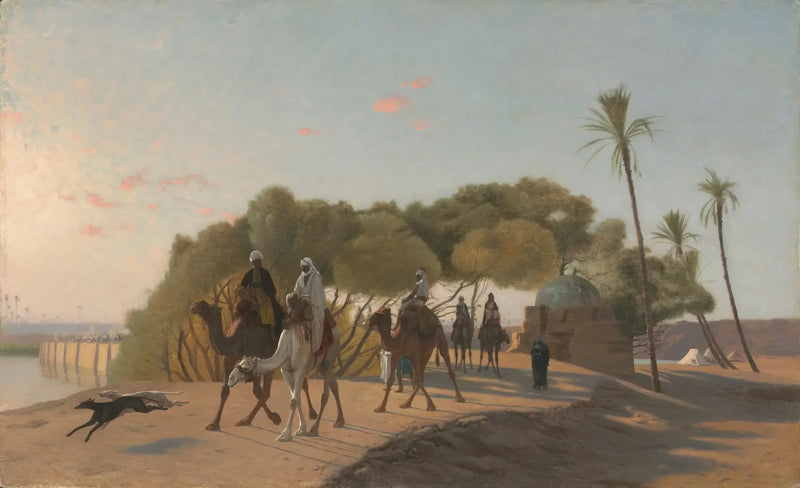 Uscire dall'oasi - Jean-Léon Gérôme