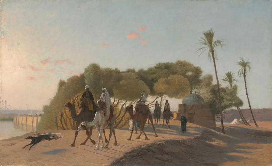 Uscire dall'oasi - Jean-Léon Gérôme