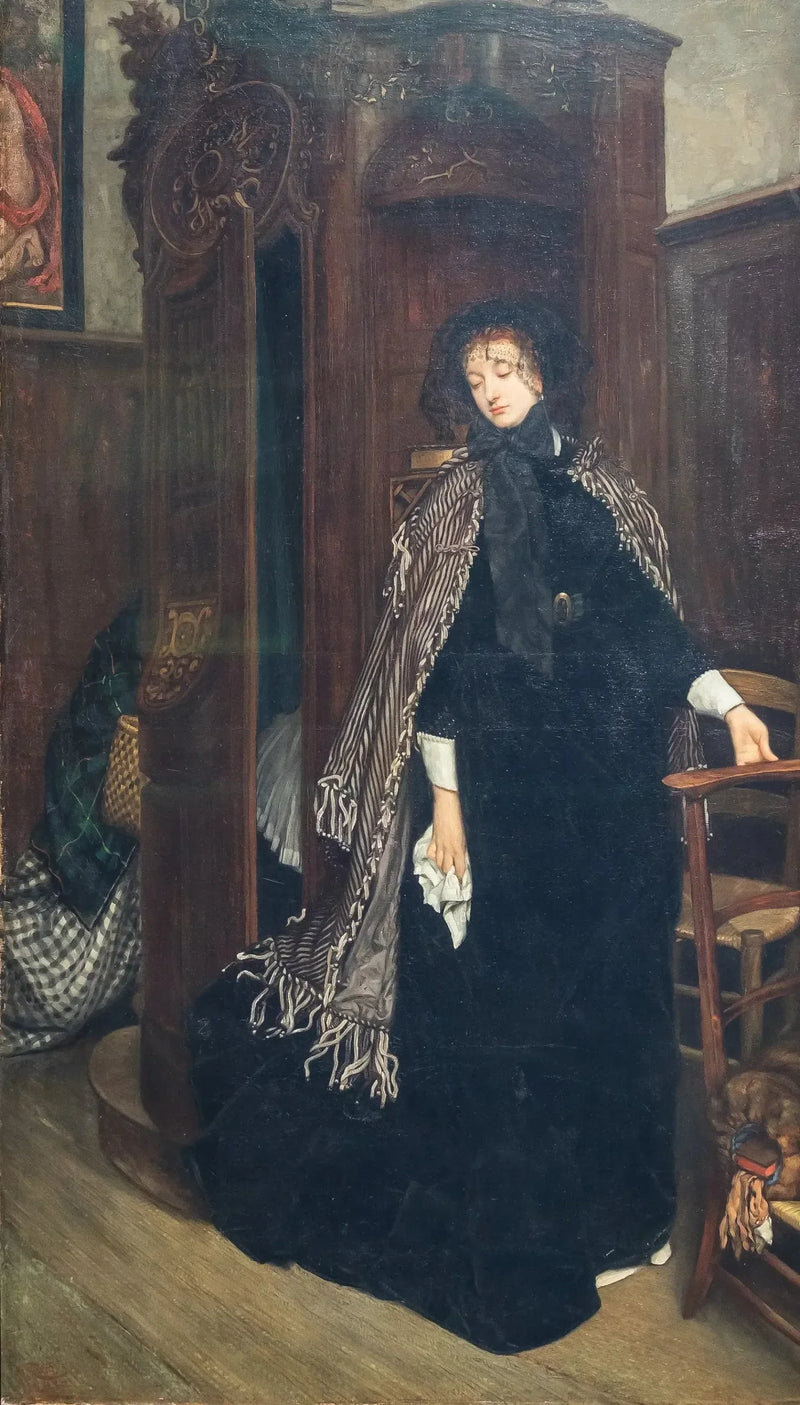 Uscire dal confessionale (in chiesa) - James Tissot