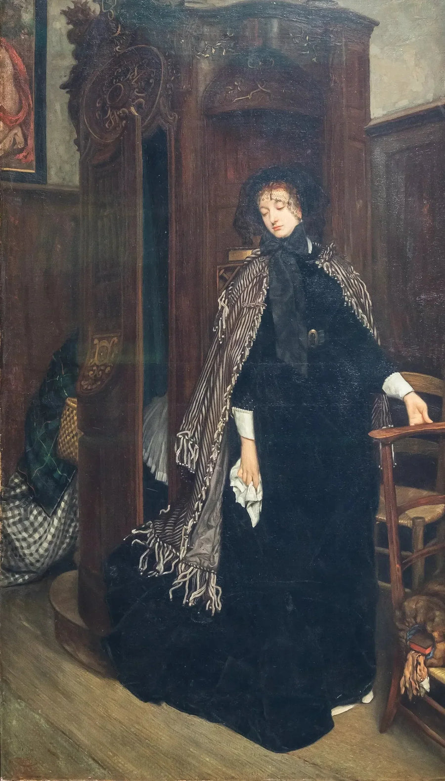 Uscire dal confessionale (in chiesa) - James Tissot