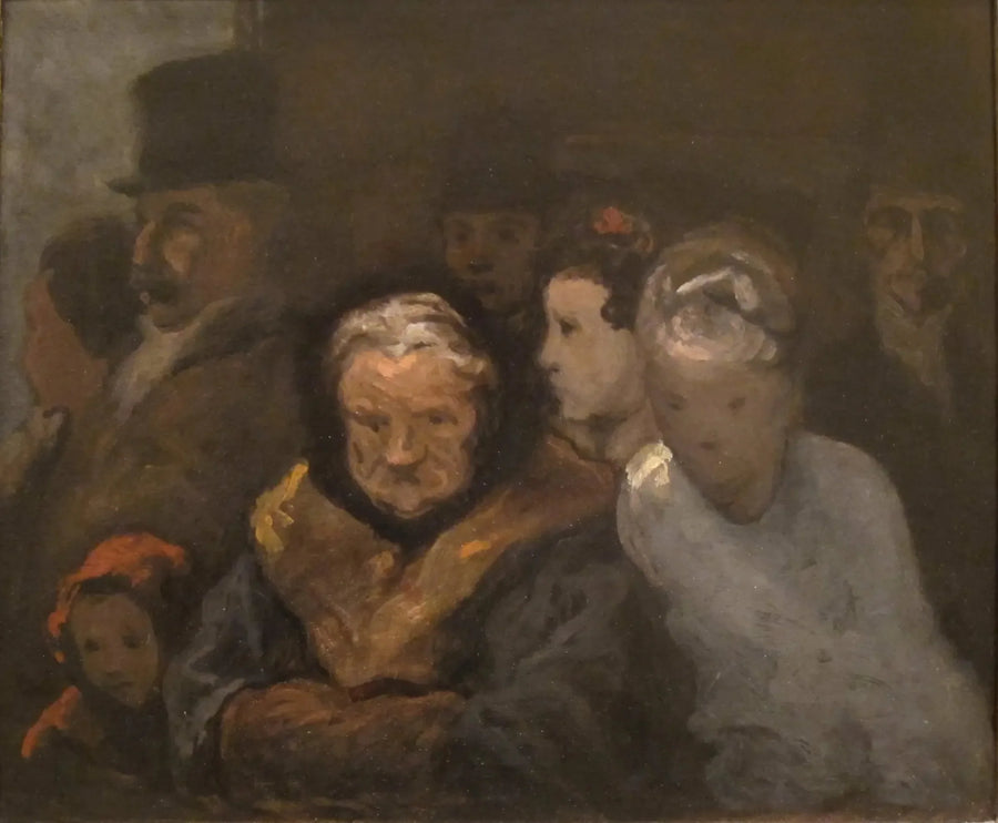 Lasciare il teatro - Honoré Daumier