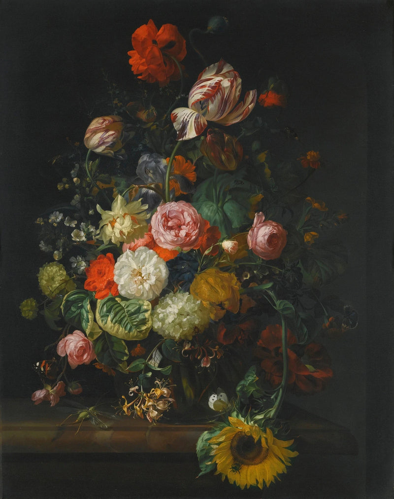 Nature morte aux fleurs, 1710 - Rachel Ruysch
