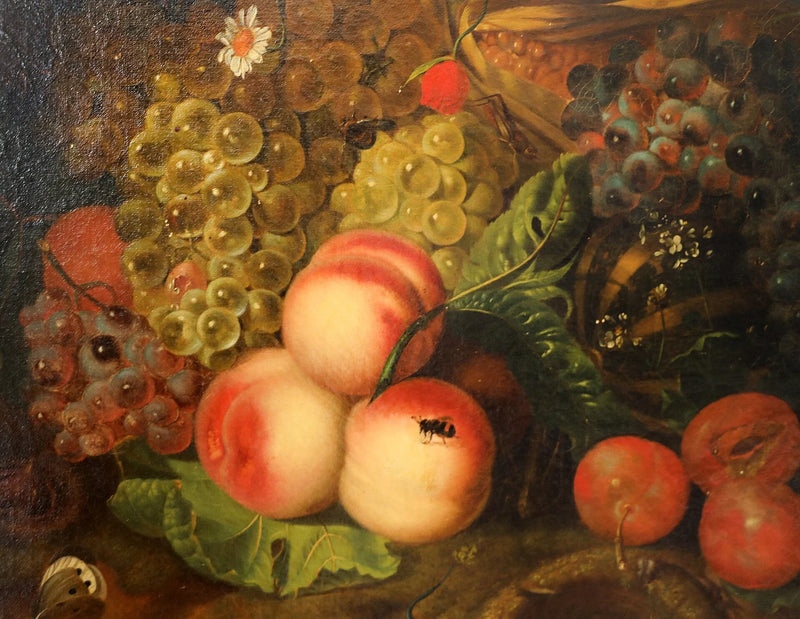 Raisins et pêches — Florence - Rachel Ruysch