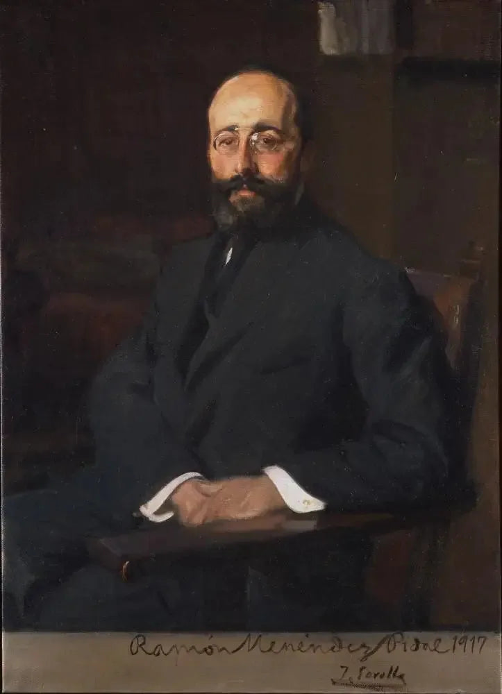 Ramón Menéndez Pidal - Joaquín Sorolla image 1 copie de tableau peinte à la main