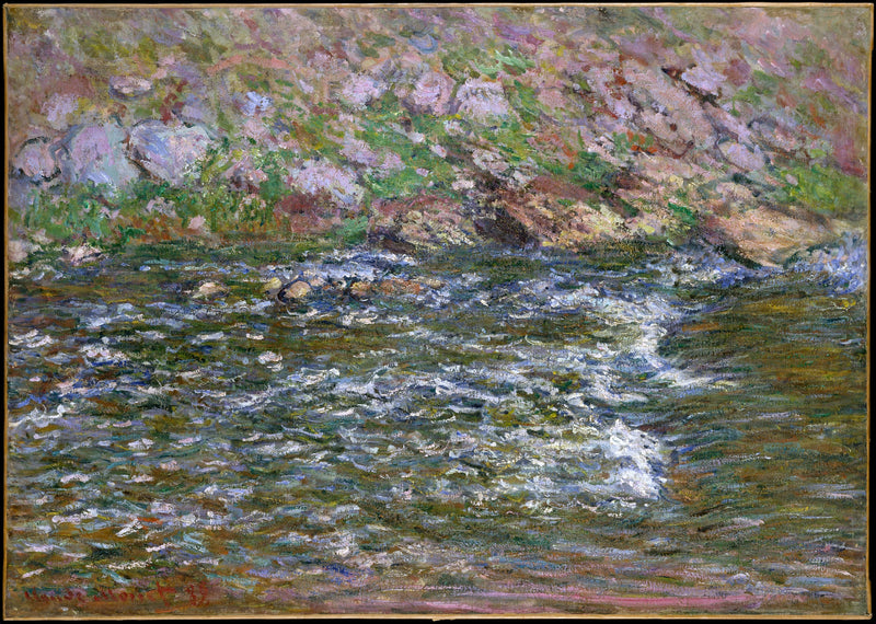 Veloci sulla piccola conca a Fresselines - Claude Monet