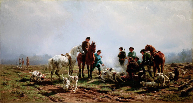 Rassemblement pour la caccia - Rosa Bonheur