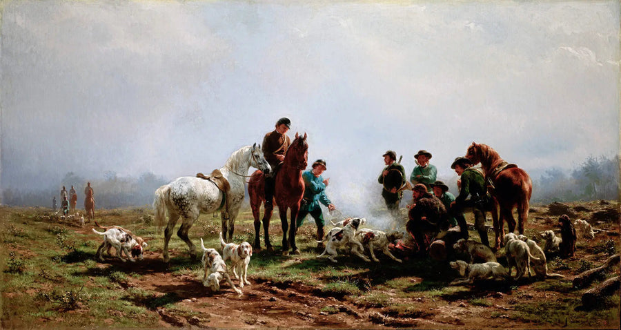 Rassemblement pour la caccia - Rosa Bonheur