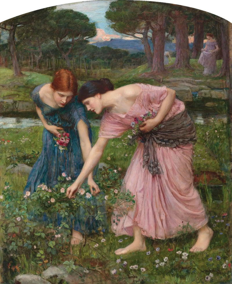 Raccogli i boccioli di rosa finché puoi - John William Waterhouse