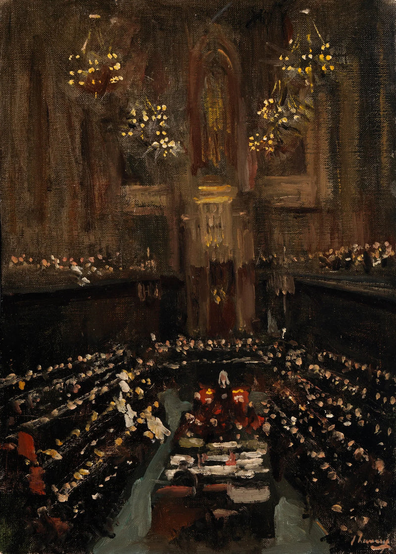 Ratifica del trattato irlandese da parte della Camera dei Lord inglese, 1921 - John Lavery