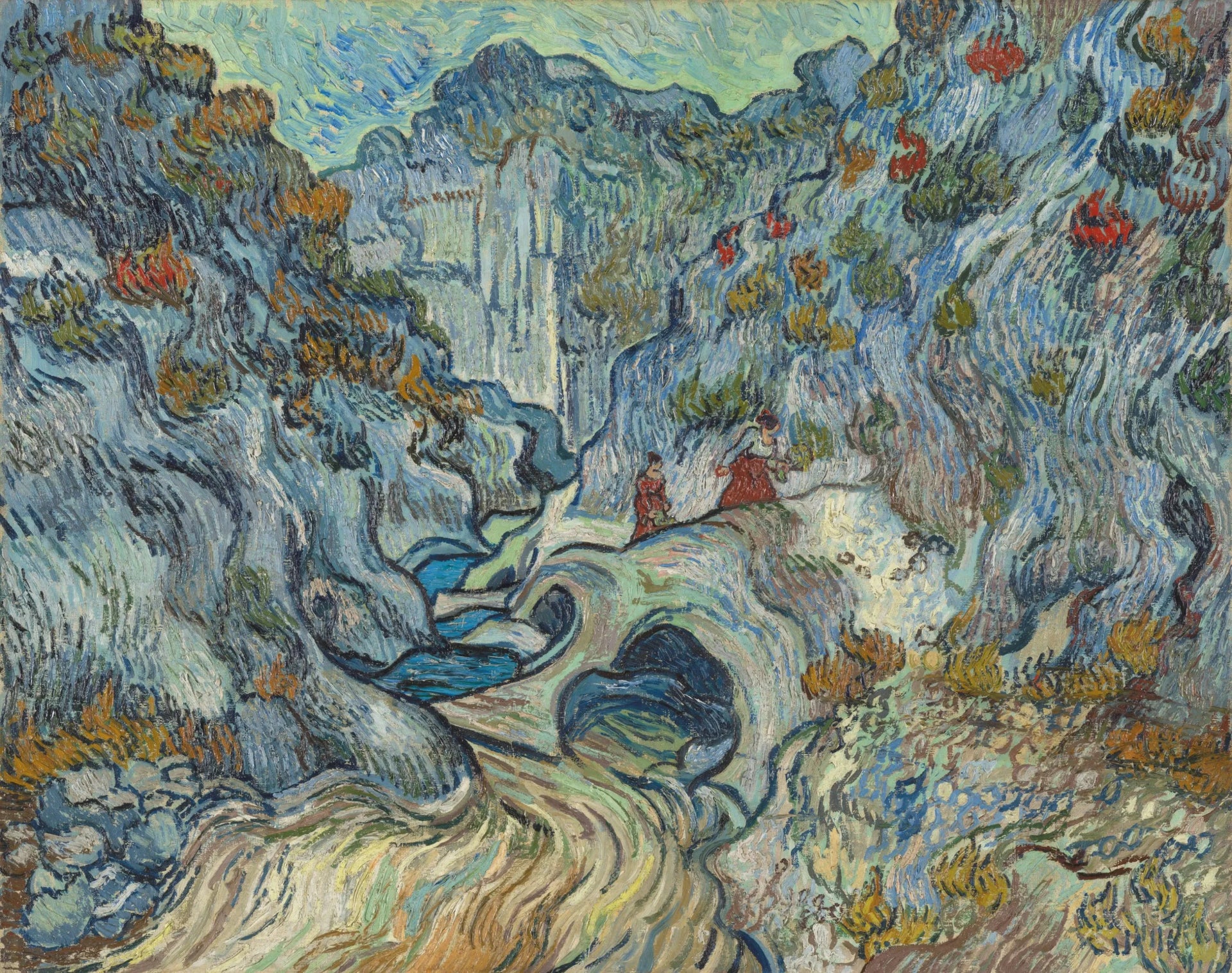 Le Ravin Les Peiroulets de Vincent van Gogh, Kröller-Müller Museum, KM 106.109